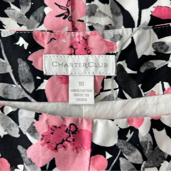 Charter Club La Vie L'Amour Floral Bloomcore Pleated Skirt (10) - Picture 15 of 16